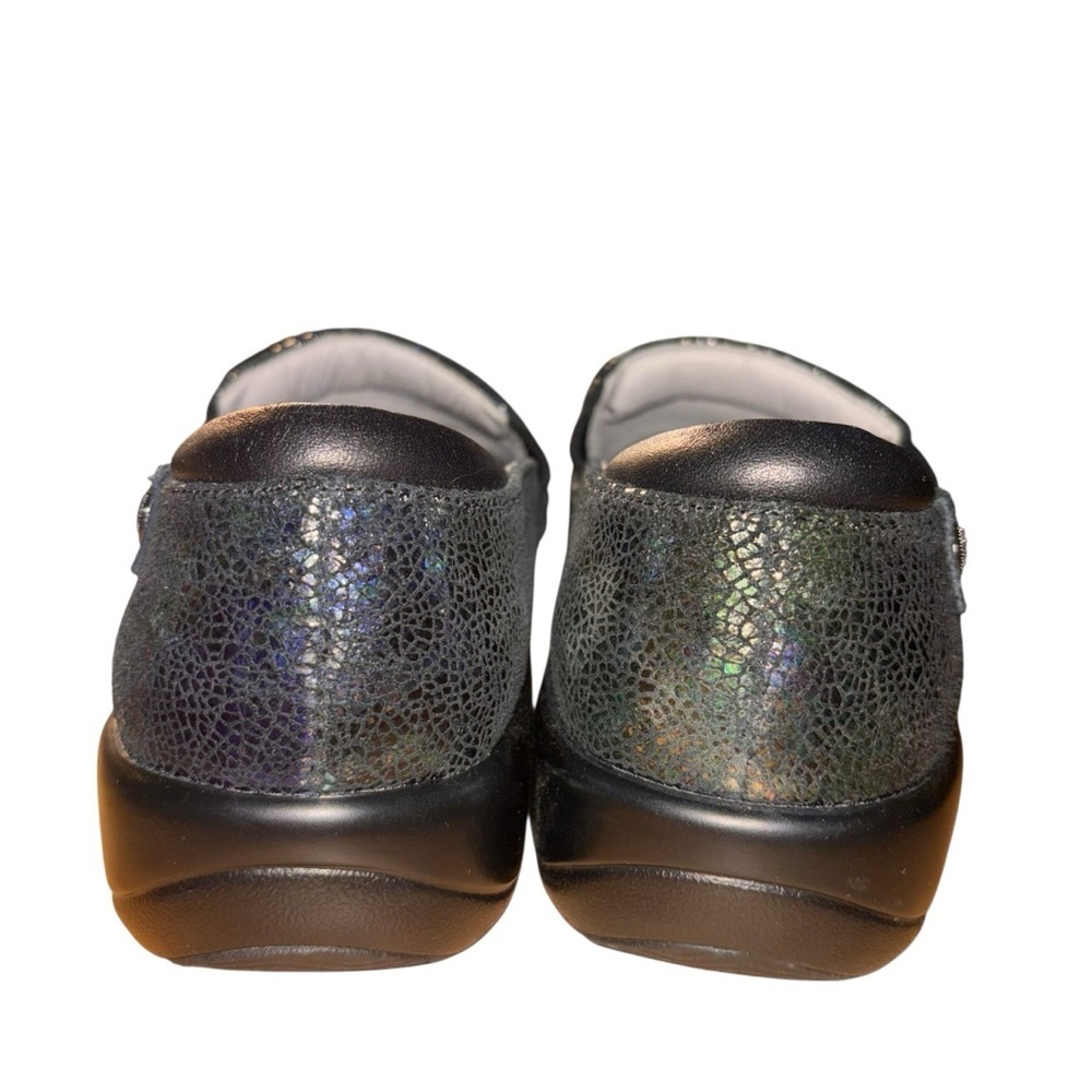 Alegria Keli Professional Black Iridescent “Glimmer Glam” Clogs W Sz 36 (6-6.5) - Picture 6 of 11